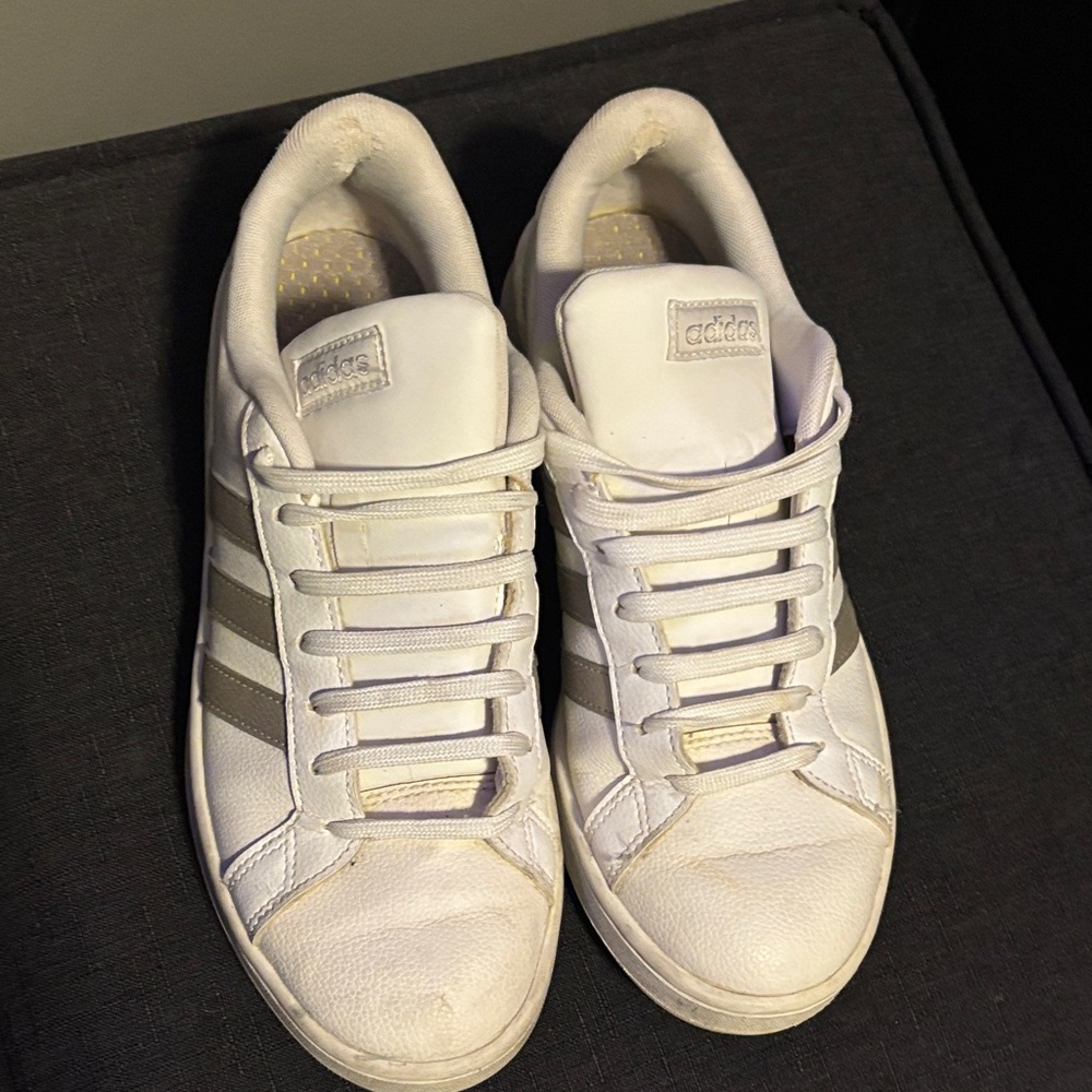 Adidas White and Gray Sneakers